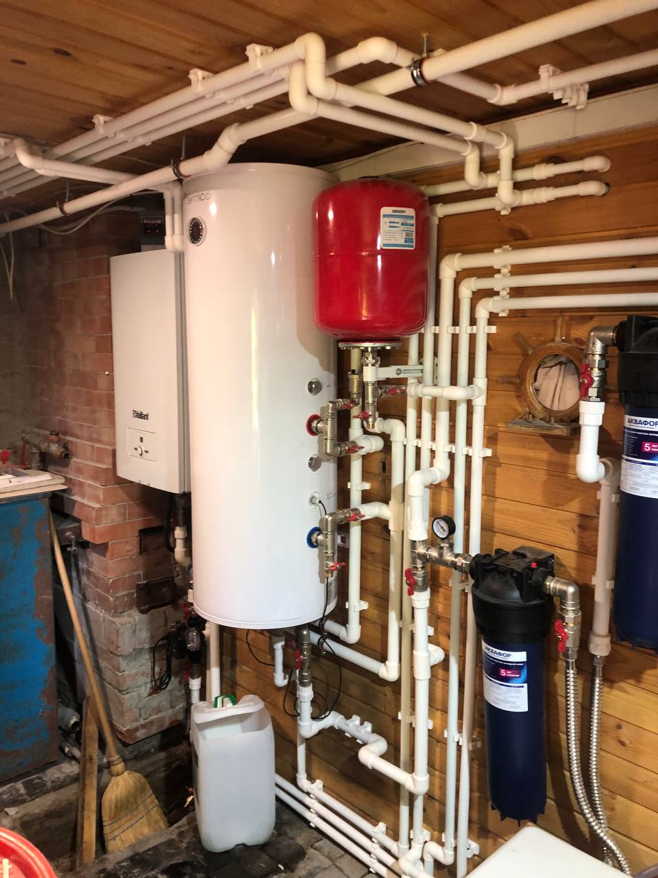 Пример выполненной сантехнической работы