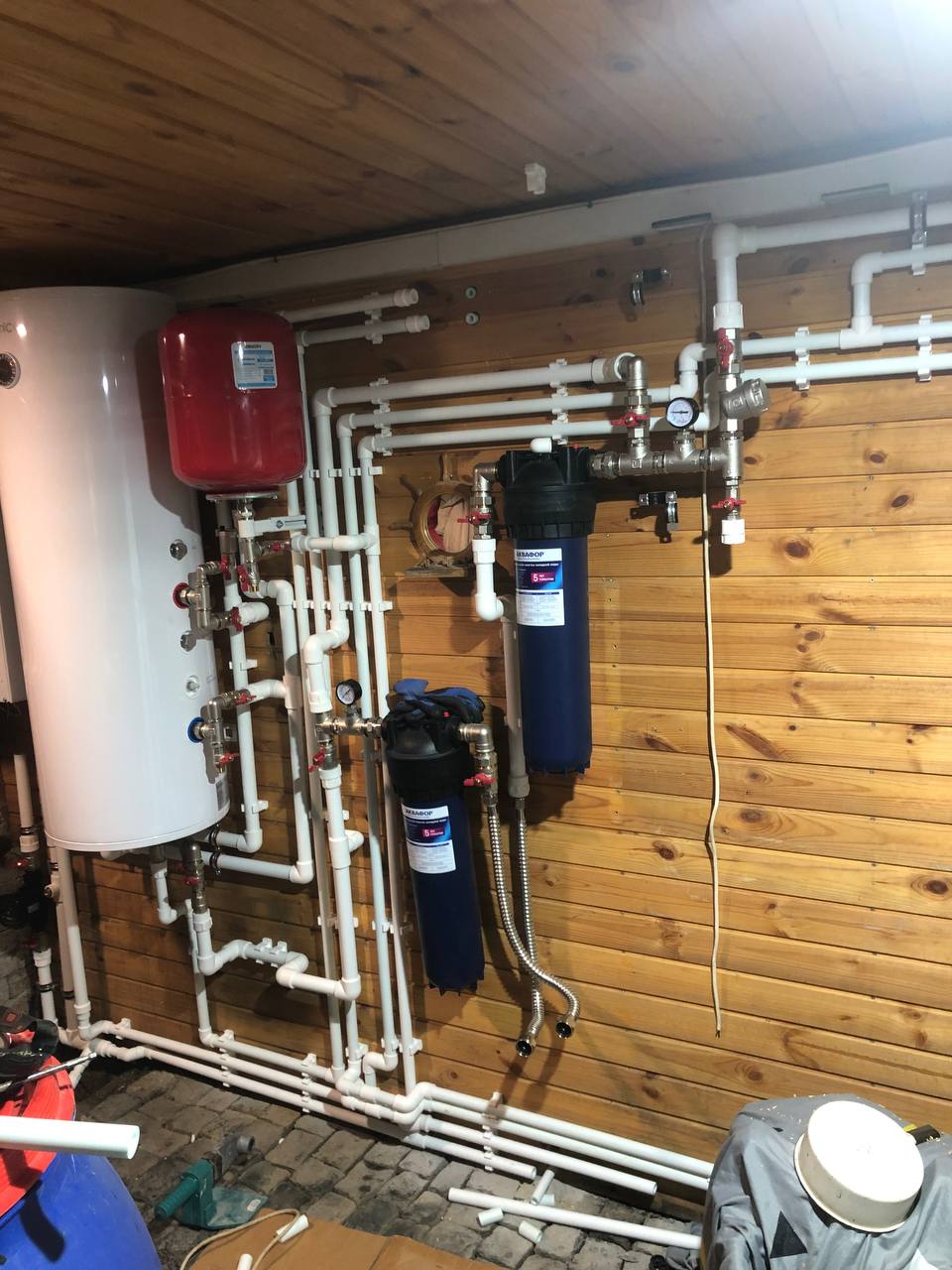 Пример выполненной сантехнической работы