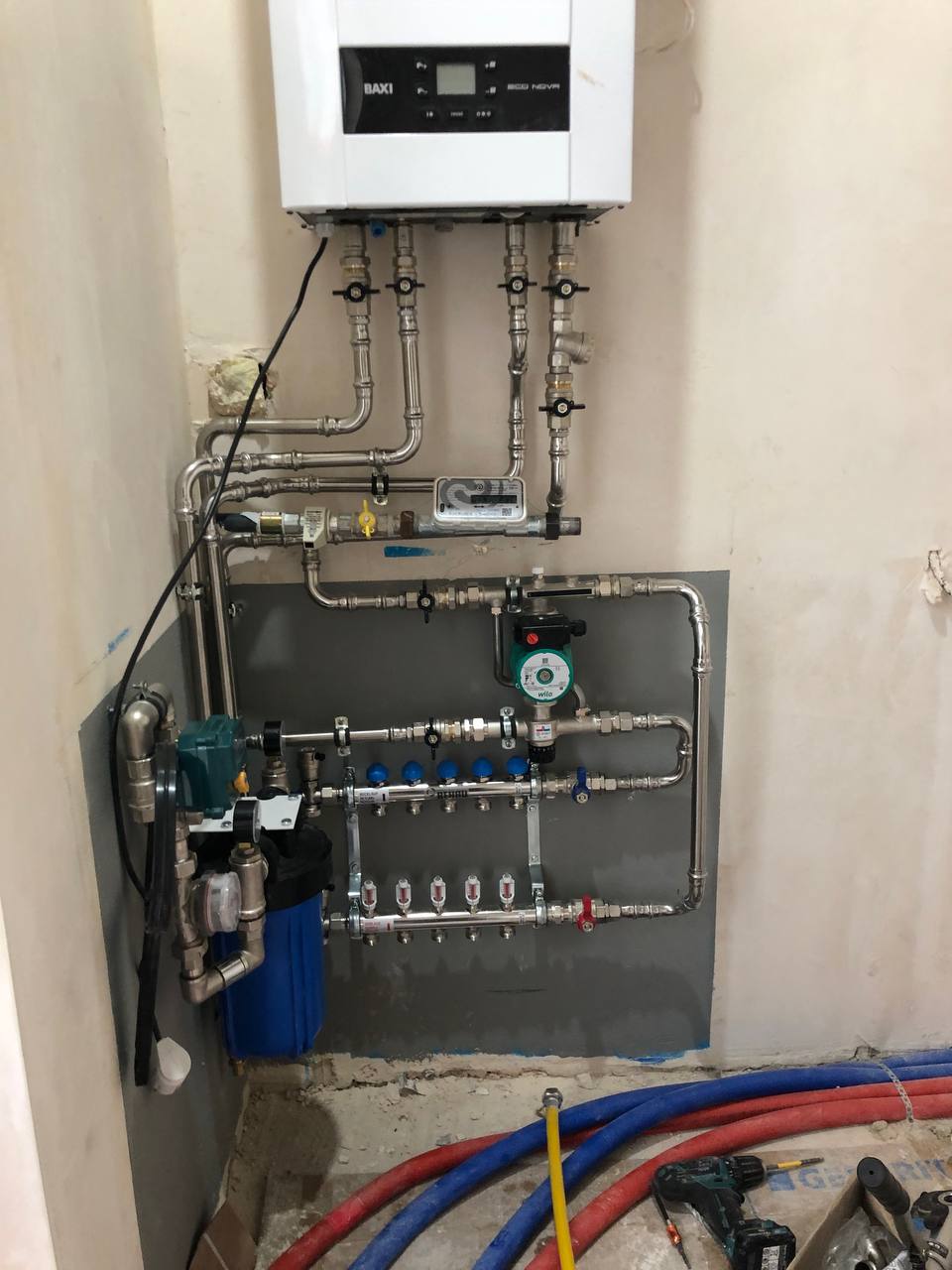 Пример выполненной сантехнической работы