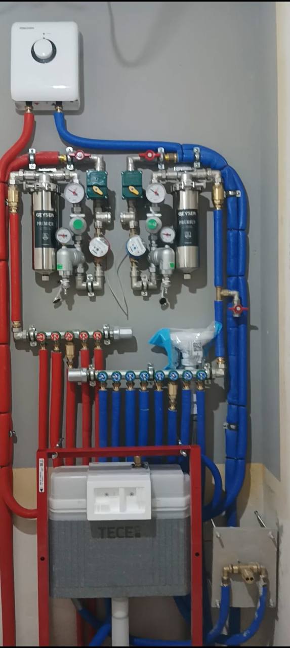 Пример выполненной сантехнической работы