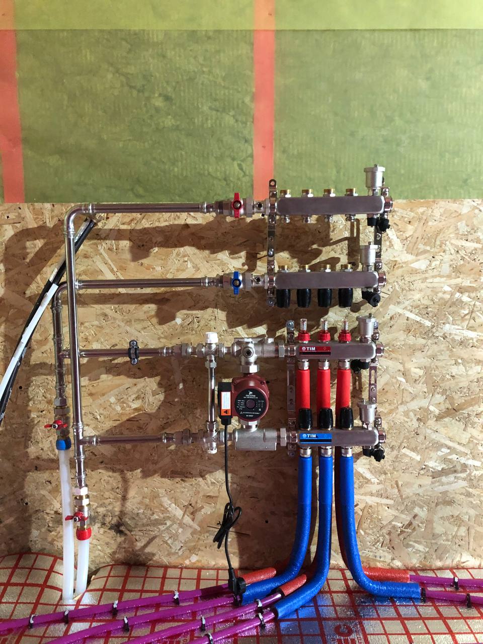 Пример выполненной сантехнической работы