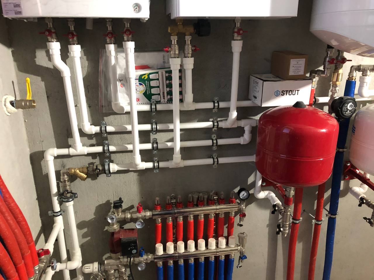 Пример выполненной сантехнической работы