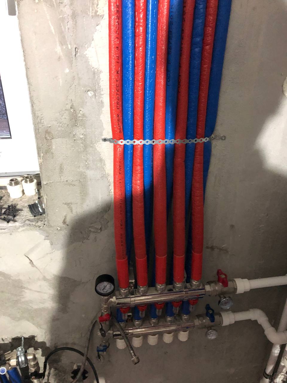 Пример выполненной сантехнической работы