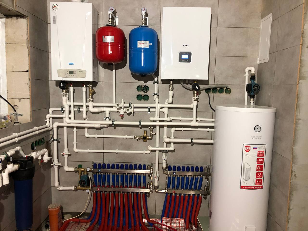 Пример выполненной сантехнической работы